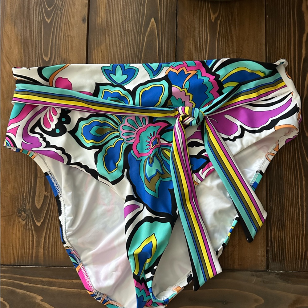 Trina Turk Purple and Black Patterned Fabric